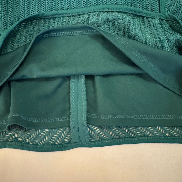 NWT Reiss Chloey Forest Green Body-Con Dress – Textured Knit, Long Sleeve – US 8 - Picture 8 of 14